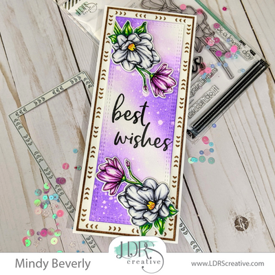 Magnolia Best Wishes Card