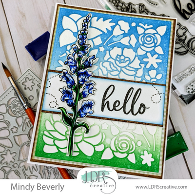 Hello Floral Card