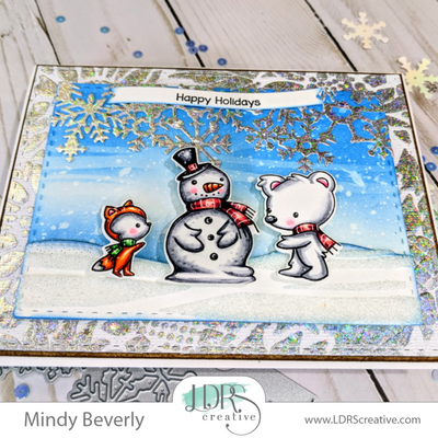 LDRS Creative and ThermOWeb Collaboration- Snow Much Fun Card