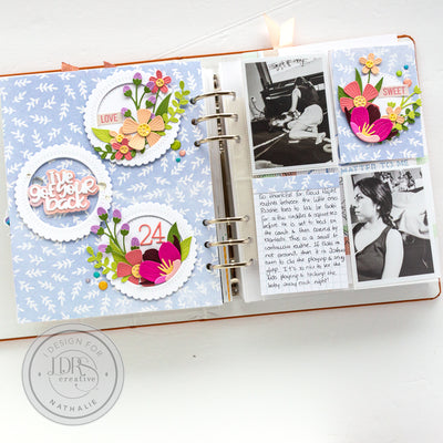 Floral 6x8 Album Spread