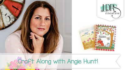 Craft Along with Angie Hunt - Stenciled Scenic Backgrounds