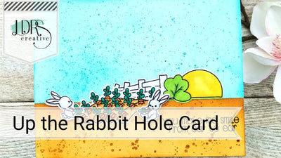Up the Rabbit Hole Ink Blended Scene