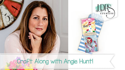 Craft Along with Angie Hunt - Mermaid Scenic Slim Line Card