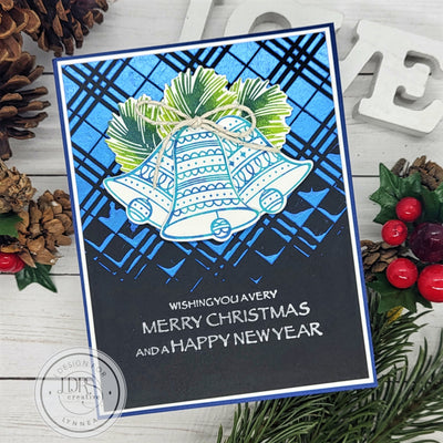Good Tidings Sentiments Impress-ion Press + Foil Plates