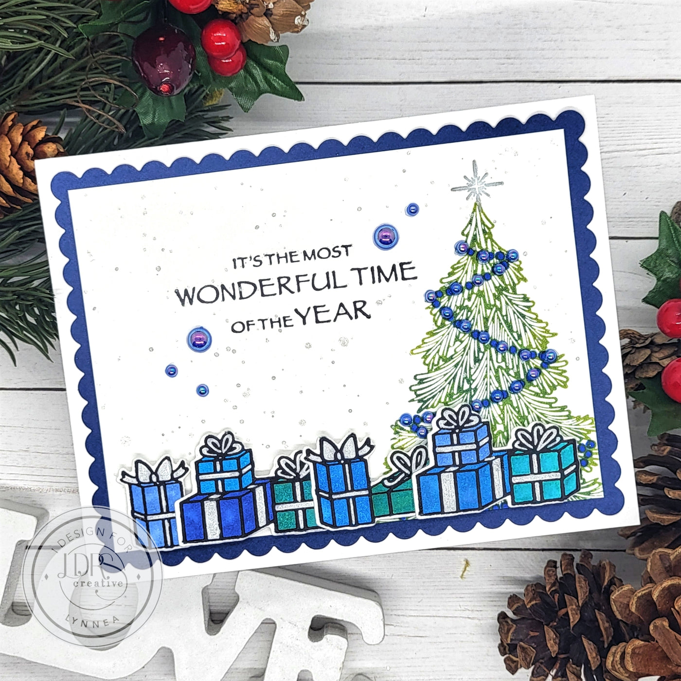 Good Tidings Sentiments Impress-ion Press + Foil Plates
