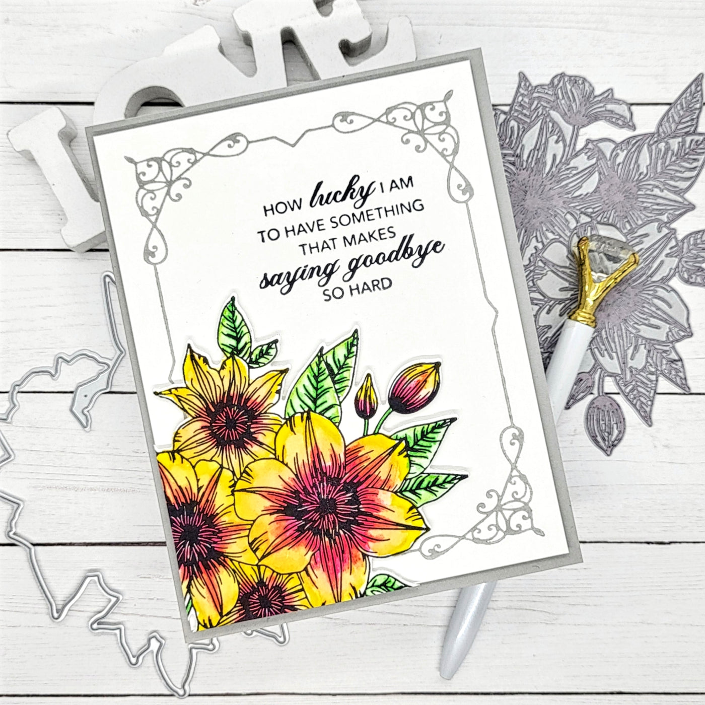 Clematis Impress-ion Press + Foil Plate
