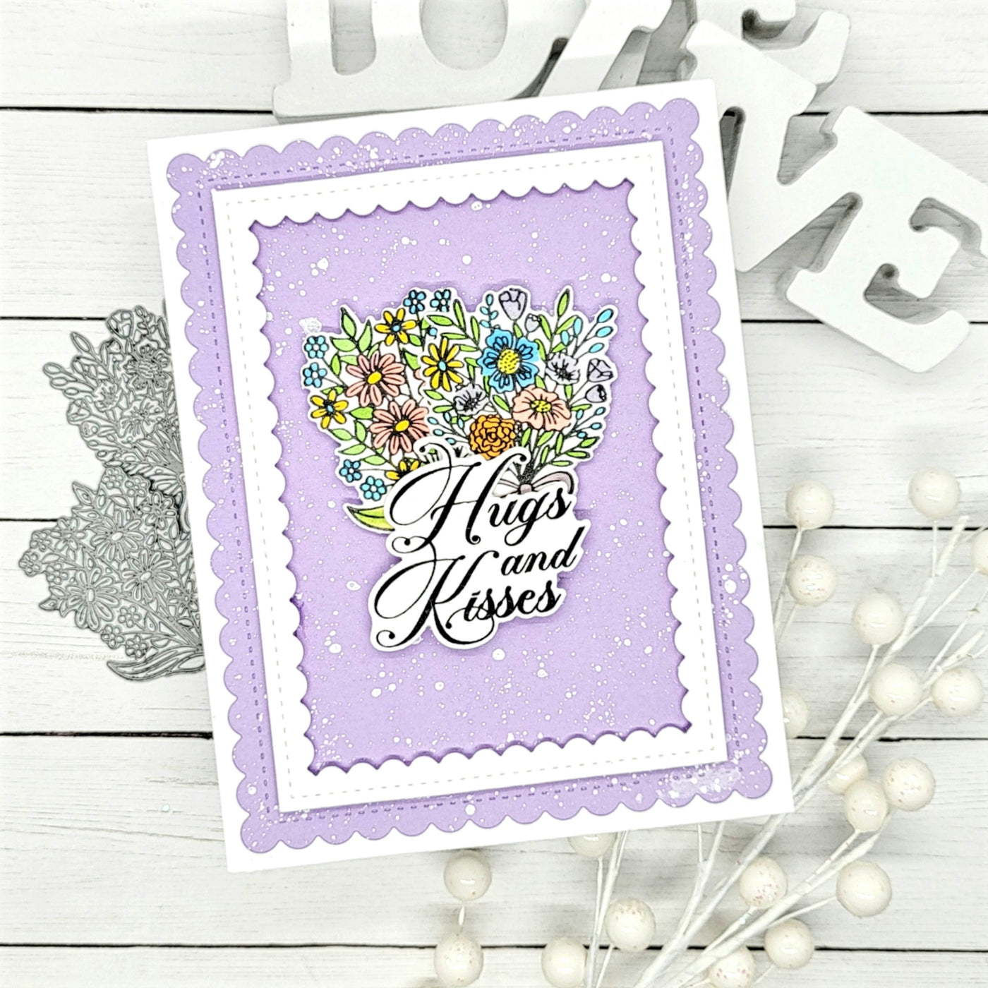 Fleurs Petite - Daisies Impress-ion Press + Foil Plate