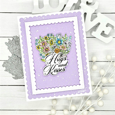 Fleurs Petite - Mixed Bouquet Impress-ion Press + Foil Plate