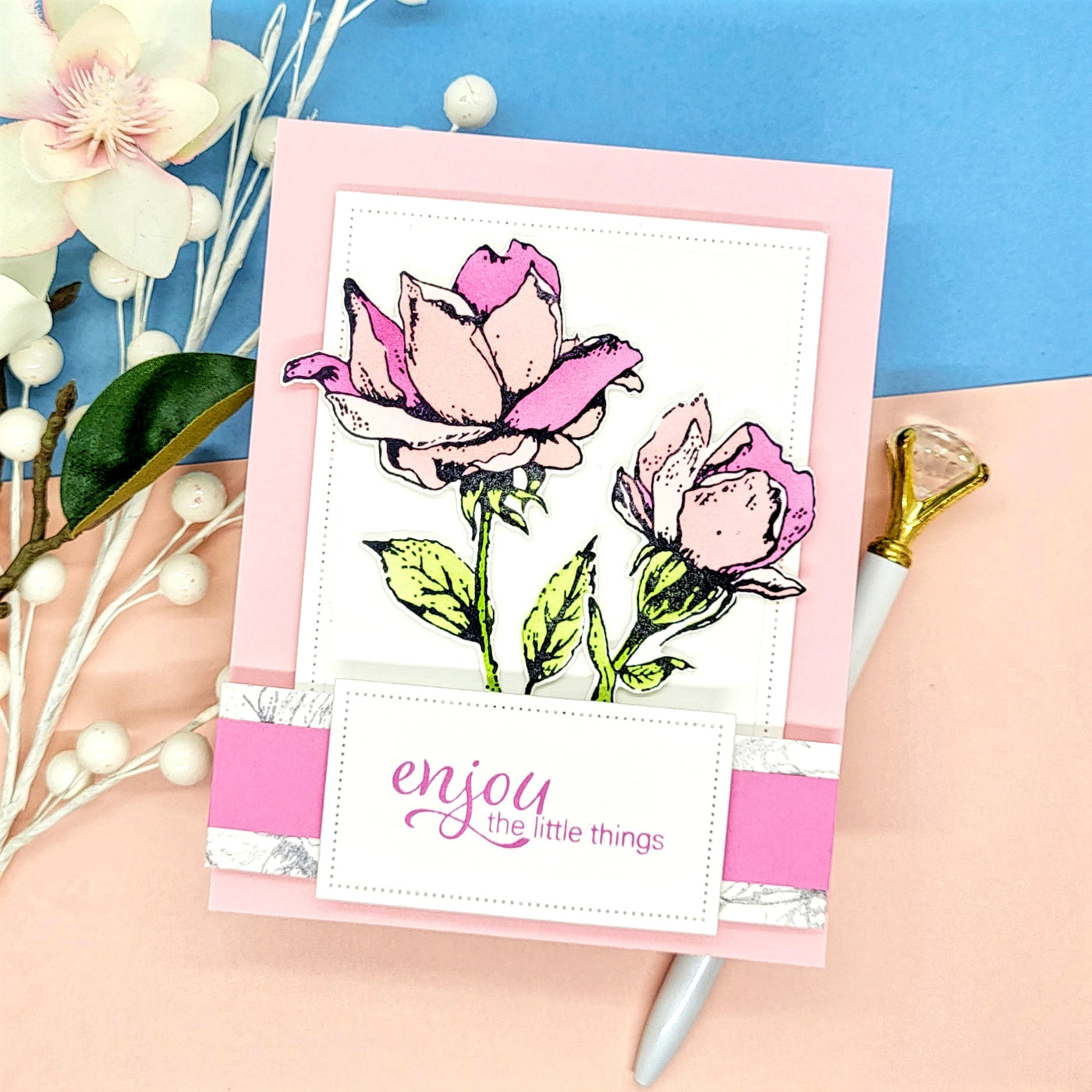 Velvet Petals Impress-ion Press + Foil Plates, Coordinating Dies, and Layering Stencils Bundle