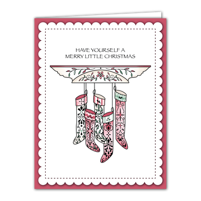The Stockings Were Hung Stamps and Layering Stencil Bundle