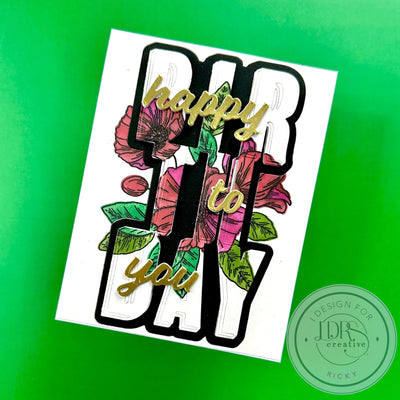Poppy Posy 4x6 Stamps