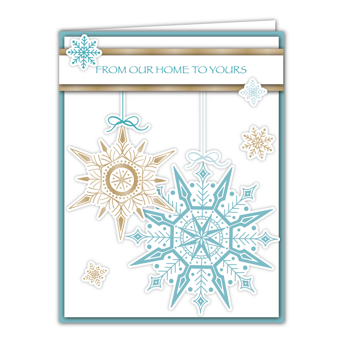 Snowflake Ornaments Impress-ion Press + Foil Plates