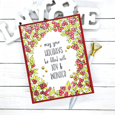 Joy & Wonder Sentiments Impress-ion Press + Foil Plates