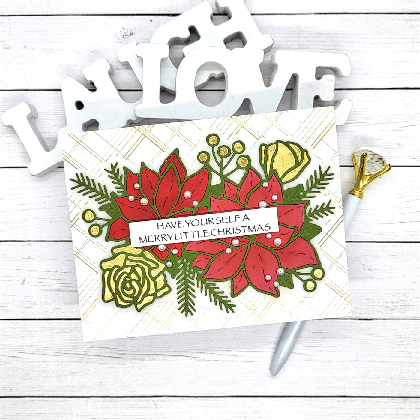 Good Tidings Sentiments Impress-ion Press + Foil Plates