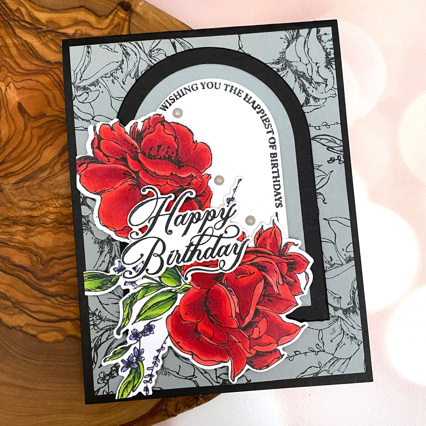 Billowing Blossoms 4x6 Stamps and Coordinating Dies Bundle