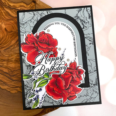 Billowing Blossoms 4x6 Stamps and Coordinating Dies Bundle