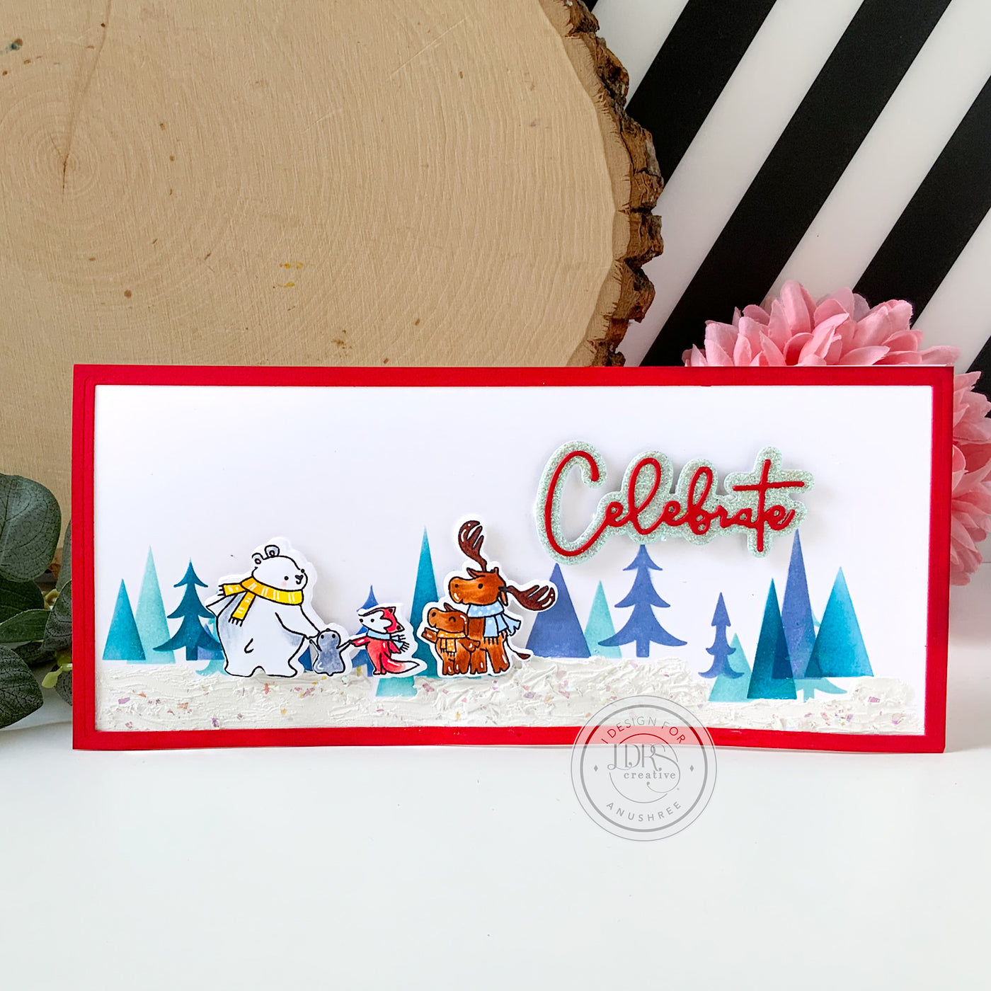 PRE-ORDER:  Christmas Tree Shopping Stamps and Dies Bundle