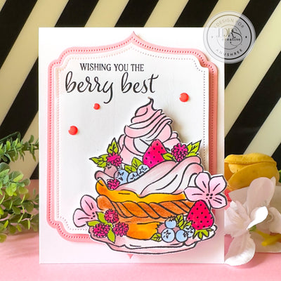 French Patisserie Stamps, Layering Stencils, and Coordinating Dies Bundle