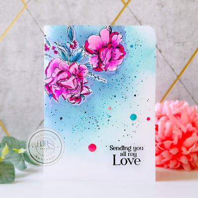 Billowing Blossoms 4x6 Stamps and Coordinating Dies Bundle