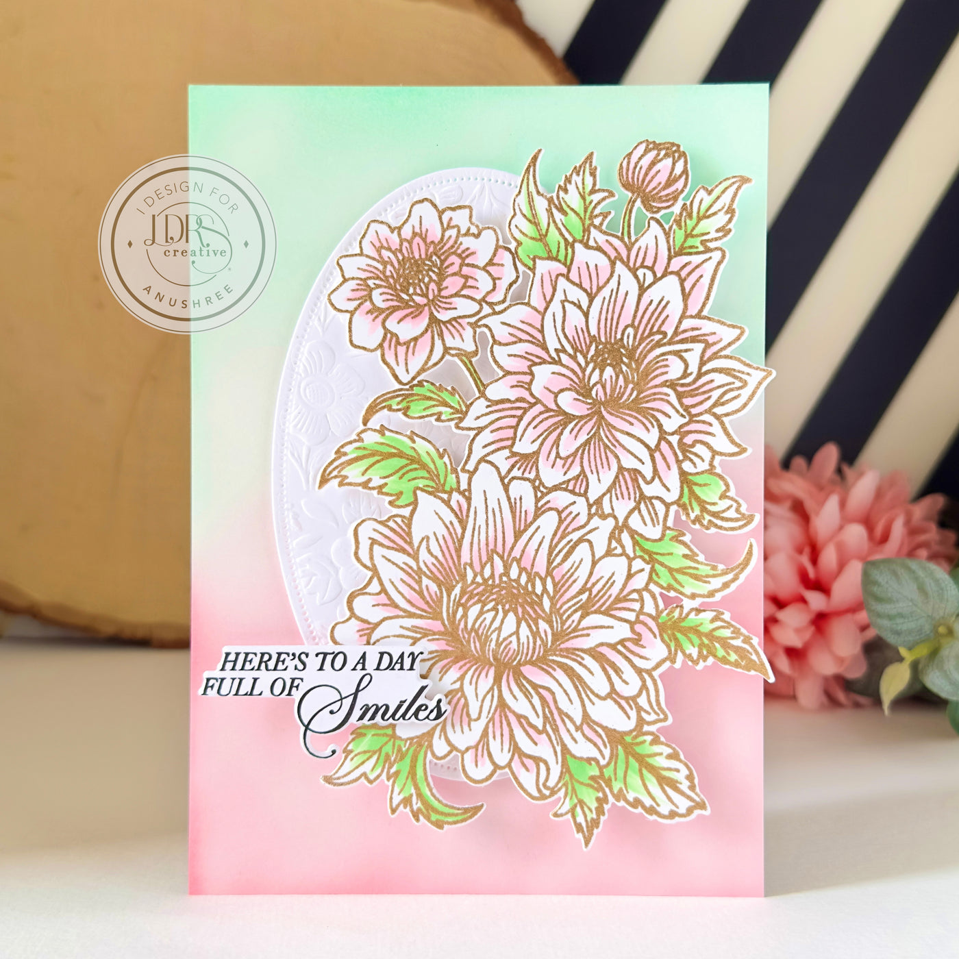 Delightful Dahlias Stamps, Layering Stencils, and Coordinating Dies Bundle