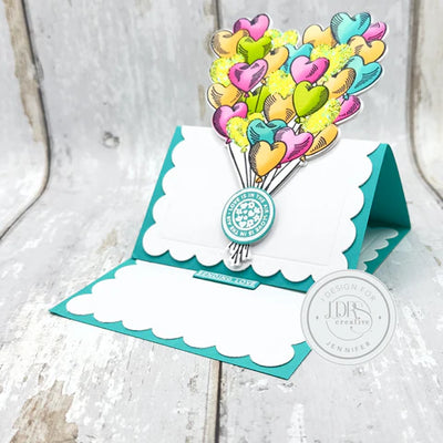 Heart Balloon Bouquet Impress-ion Press + Foil Plates