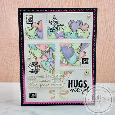 Heart Balloon Bouquet Impress-ion Press + Foil Plates