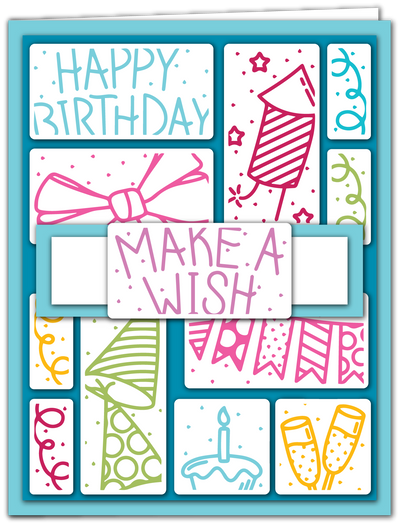 All Occasions Puzzle Scenes Stamps Bundle