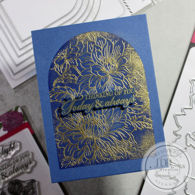 Delightful Dahlias Stamps, Layering Stencils, and Coordinating Dies Bundle