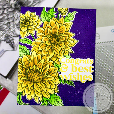 Delightful Dahlias Stamps, Layering Stencils, and Coordinating Dies Bundle