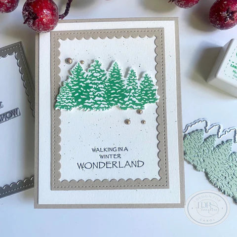 Good Tidings Sentiments Impress-ion Press + Foil Plates