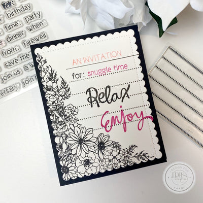 Invitation 3x4 Stamp
