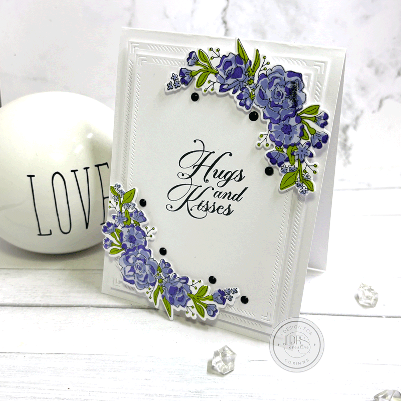 Floral Swag Layering Stencils - 4 Pack