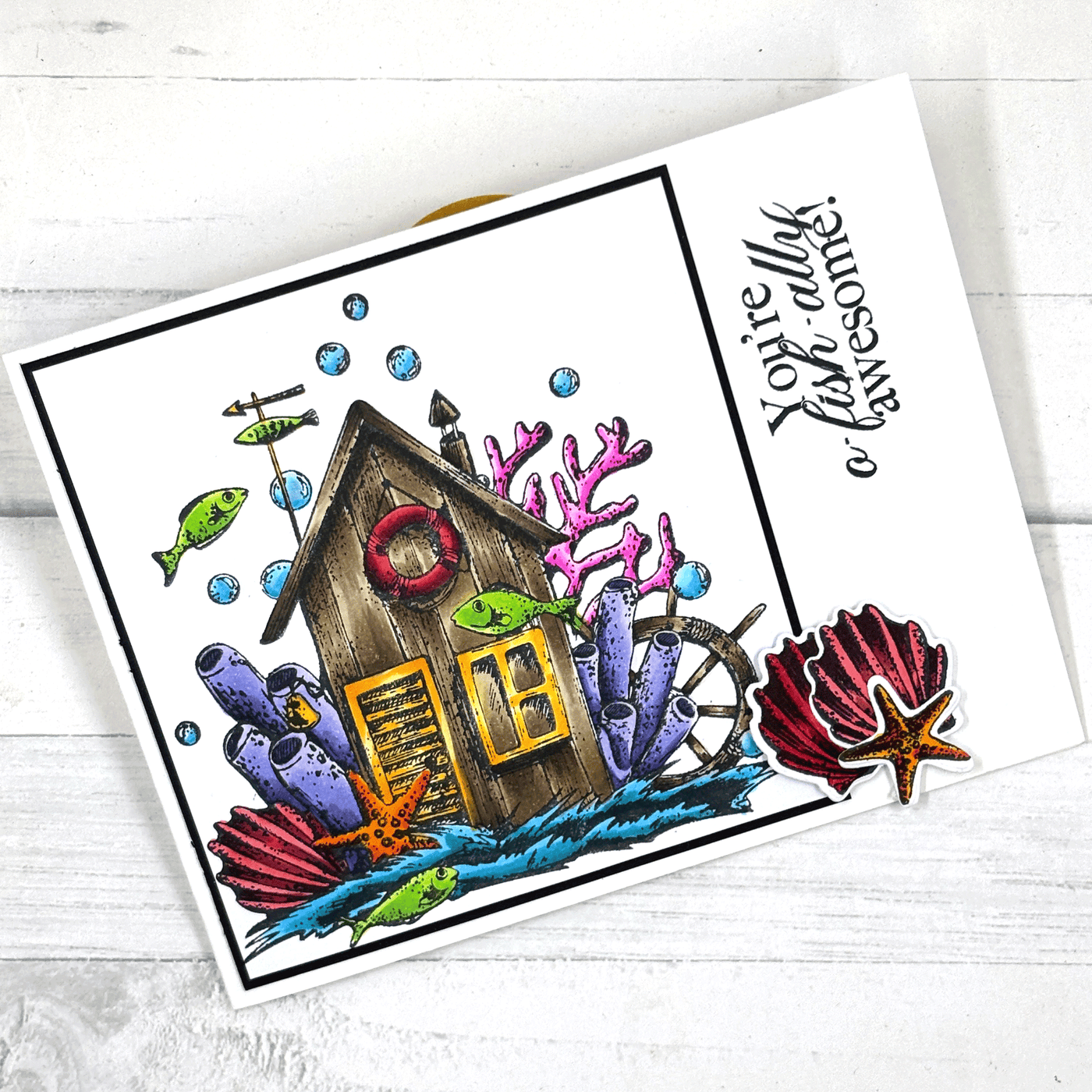 The Sea Shack Stamps, Layering Stencils, and Coordinating Dies Bundle