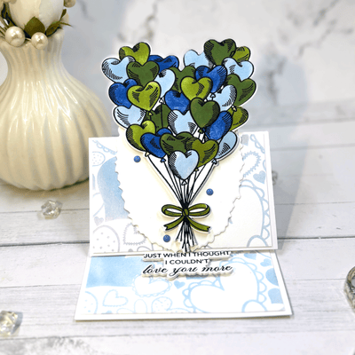 Heart Balloon Bouquet Impress-ion Press + Foil Plates