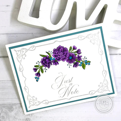 Floral Swag Layering Stencils - 4 Pack