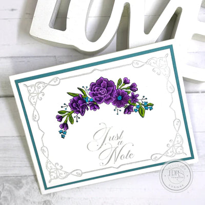 Floral Swag Layering Stencils - 4 Pack