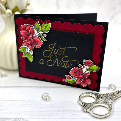 Apple Blossom Swag Impress-ion Press + Foil Plates, Dies, and Layering Stencils Bundle