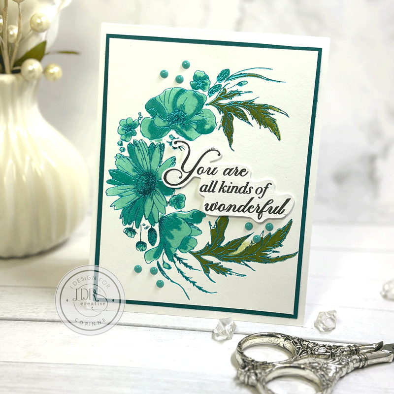 Wildflower Wreath Impress-ion Press + Foil Plates