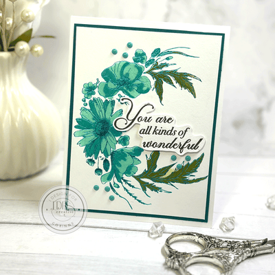 Wildflower Wreath Impress-ion Press + Foil Plates