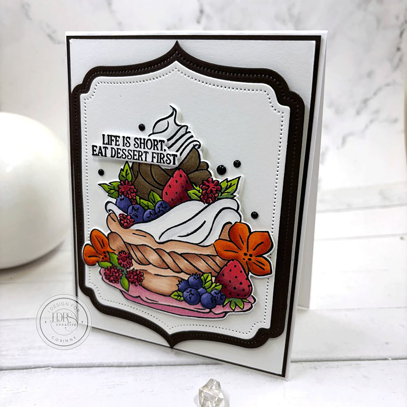 French Patisserie Stamps, Layering Stencils, and Coordinating Dies Bundle