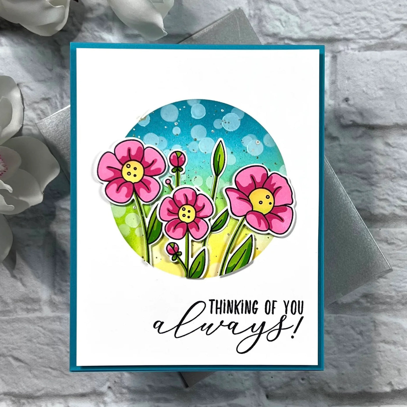 Flower Doodles Stamps, Dies, and Layering Stencils Bundle