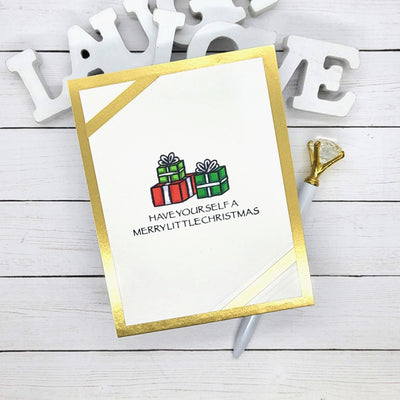 Good Tidings Sentiments Impress-ion Press + Foil Plates