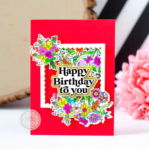 Hand-Tied Bouquet Stamps and Dies Bundle