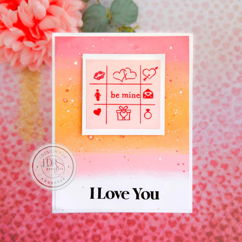 With Affection Collage 4x6 Stamps