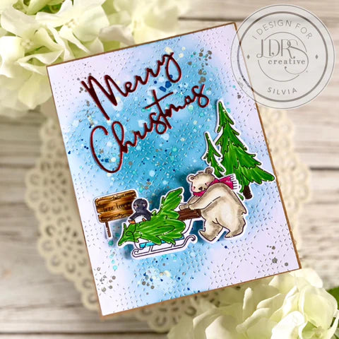 PRE-ORDER:  Christmas Tree Shopping Stamps and Dies Bundle