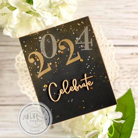 Countdown to Christmas Numbers 4x8 Stamps