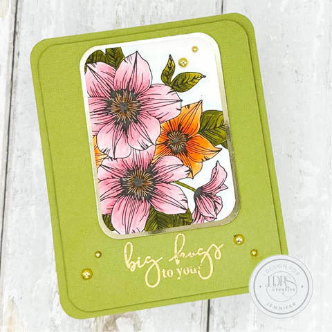 Clematis Impress-ion Press + Foil Plate