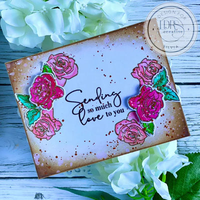Trailing Hummingbird 4x6 Stamps