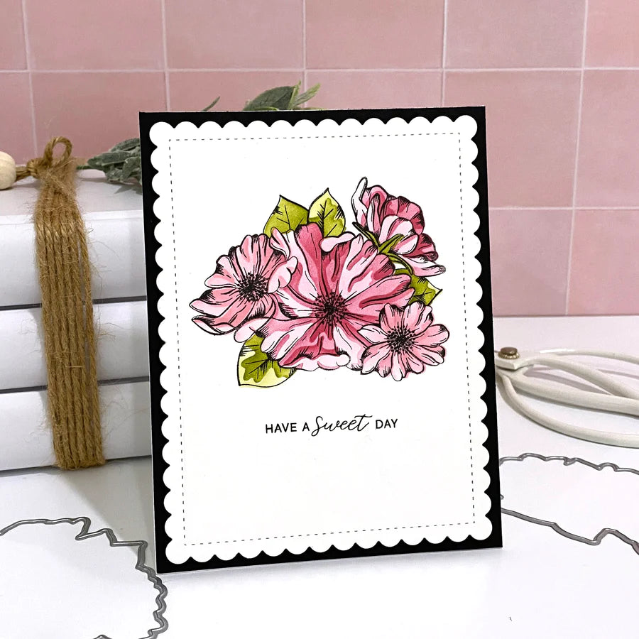 Cosmos Stamps, Dies, and Layering Stencils Bundle