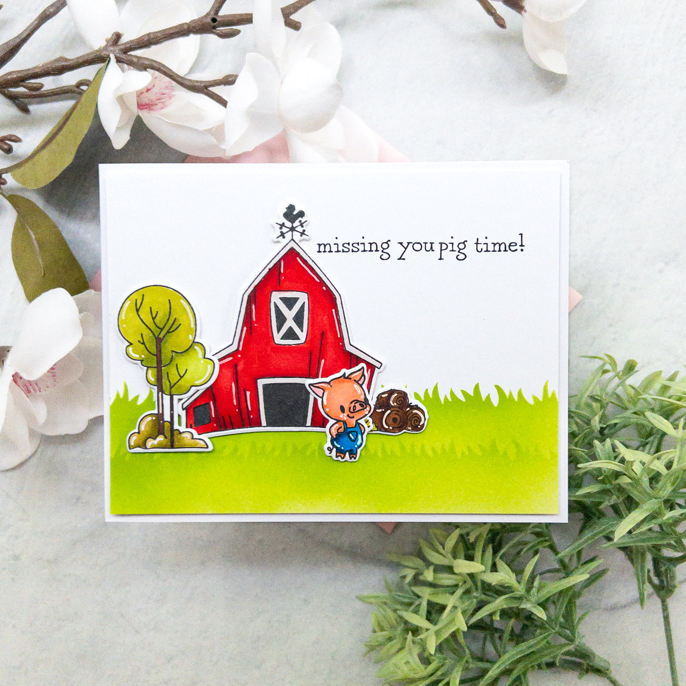 Down on the Farm Stamps and Dies Bundle